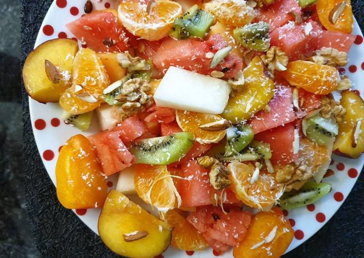 Steps to Prepare Award-winning Summer fruit Chaat