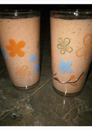 A picture of Banana milk shake.
