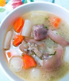 móng giò củ cải