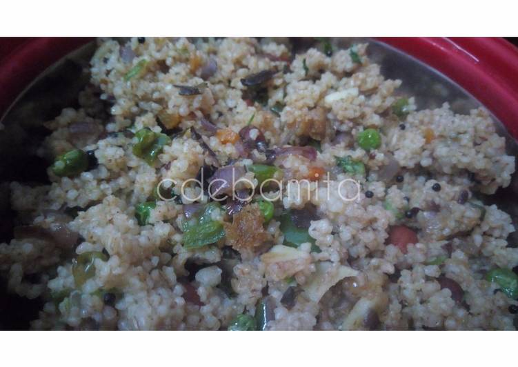 Recipe of Quick Barley Dalia Upma