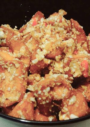 Foto resep Tahu Telor Asin Pedas