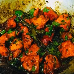 Instant Kadhai chicken A picture of Instant Kadhai chicken.