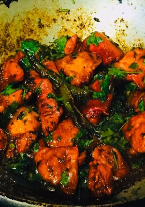 A picture of Instant Kadhai chicken.