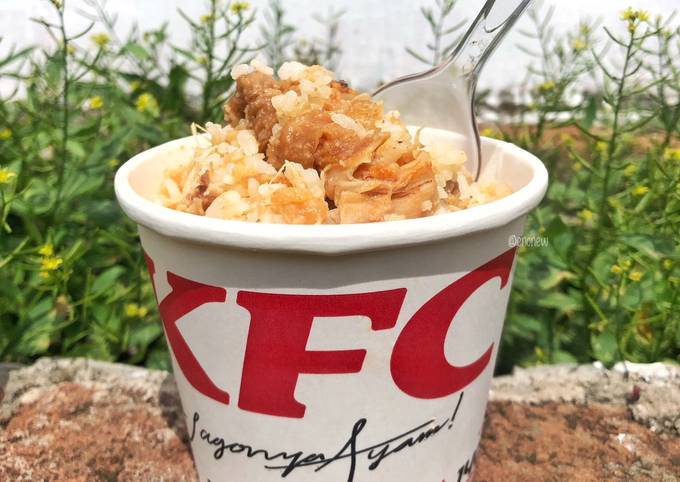 Nasi Liwet Ayam KFC