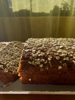 Una foto de Pan de banano con avena y chía