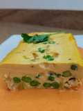 Pastel de guisantes y calabaza