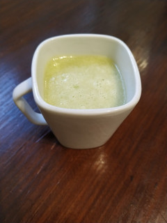 Una foto de Gazpacho de melón