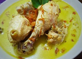 Resep Terbaik Opor Ayam Kuning Praktis Enak