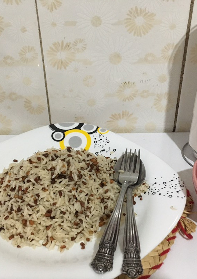 عکسی از دستور ماش پلو یا کته ماش