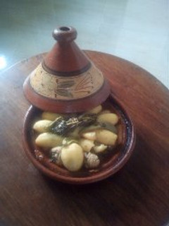 صورة لوصفة طاجين الدجاج والبطاطا