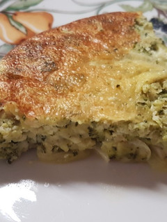Una foto de Omelette de brócoli al horno