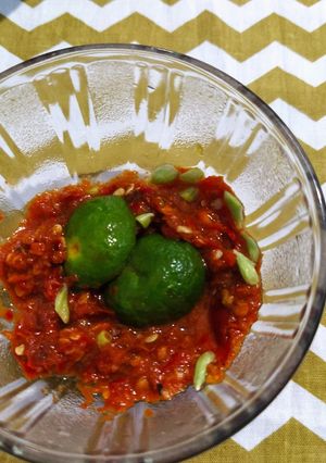 Foto resep Sambel terasi limo