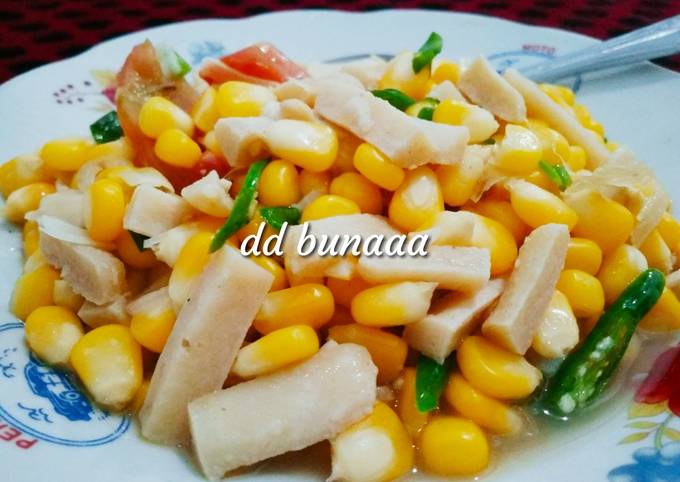 Tumis Jagung Sosis Ayam