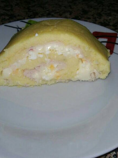 Una foto de Rollo de patata relleno