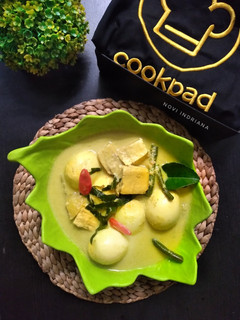 Foto resep Gulai Telur Tahu Daun Mangkokan aka Tapak Leman