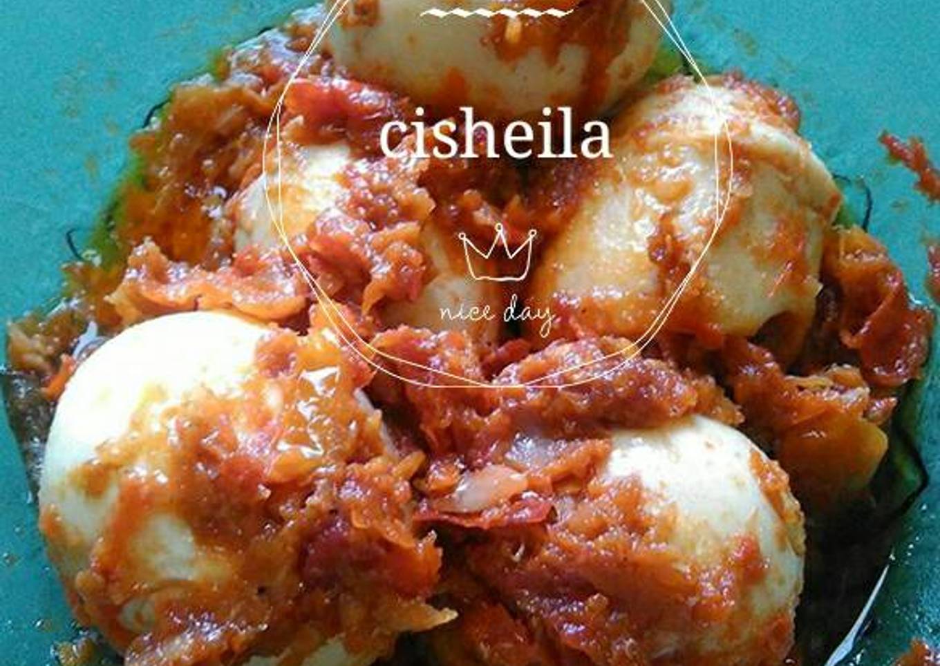 Resep Telur balado praktis, Menggugah Selera