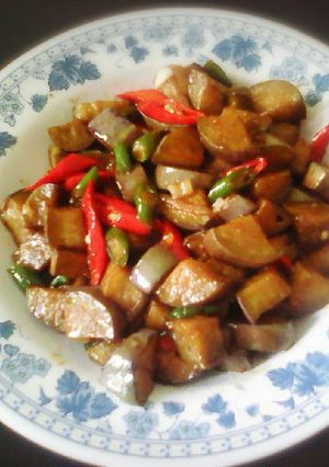 Foto resep Tumis terong ungu kecap inggris