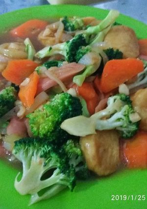 Foto resep Tumis tahu sutera (japanese egg tofu)