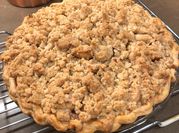 A picture of apples with brown sugar