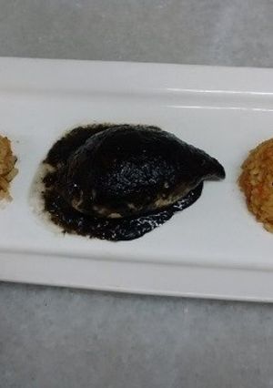 Una foto de Calamar relleno