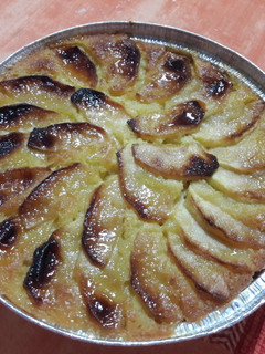 Una foto de Tarta de manzana rápida