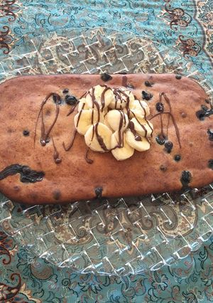 A picture of Healthy Blueberry Banana Bread.
