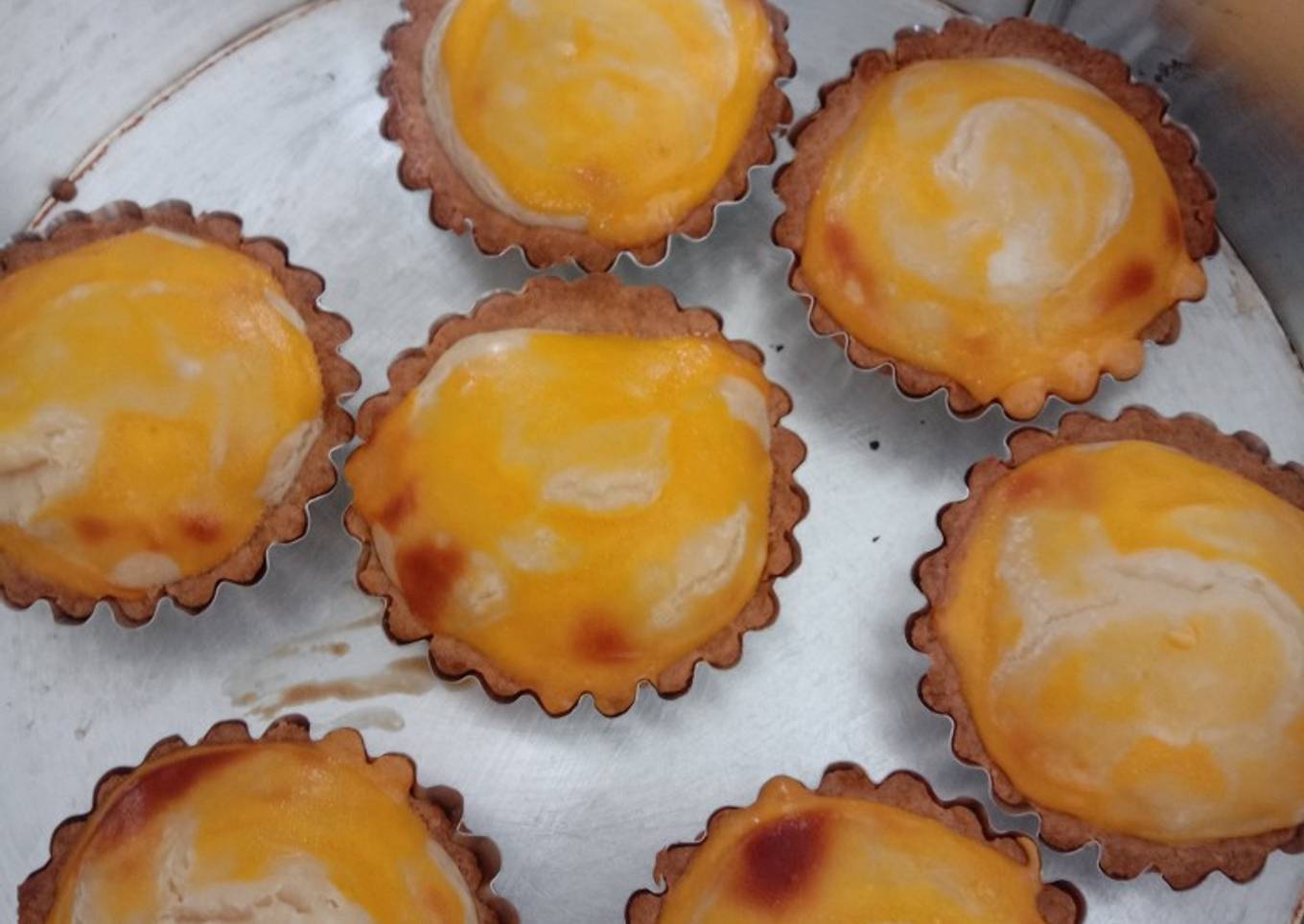 Langkah Mudah untuk Menyiapkan Hokkaido baked cheese Pie Anti Gagal