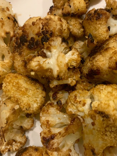 A picture of Easy Crispy Delish Crispy Cauliflower Bake.