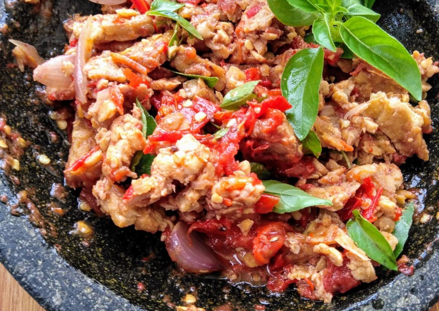 Resep Sambal tempe kemangi oleh Diah Yulianti Cookpad