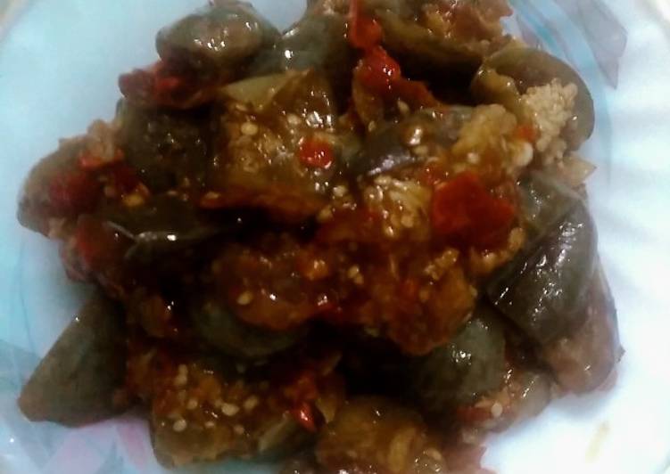 Resep masakan Sambel goreng terong bulat | Cara Membuat Sambel goreng terong bulat Yang Enak Dan Mudah