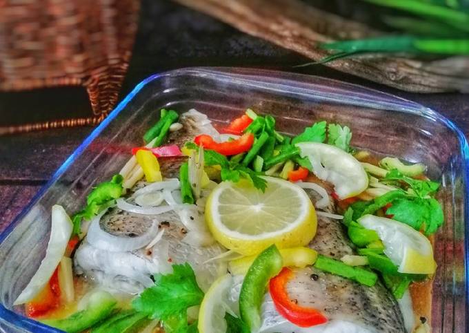 Resipi Siakap Steam Lemon Oleh Norashikin Rahmat - Cookpad