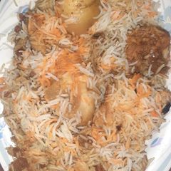 A picture of Tikka  biryani.