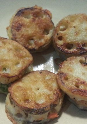 香煎藕盒 的食譜成品照片