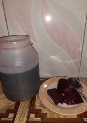 عکسی از دستور ترشی لبو