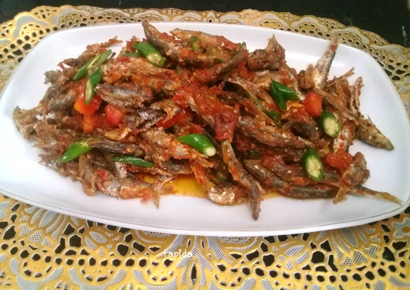 Balado Ikan Lemuru Cabe Hijau