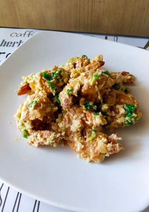 Foto resep Udang telur asin
