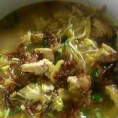A picture of Soto ayam non MSG.