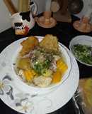 Caldo de pollo 🐔 (bien cargado) 😋