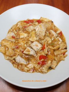 Una foto de Gazpachos de calamar y atún (receta rápida)
