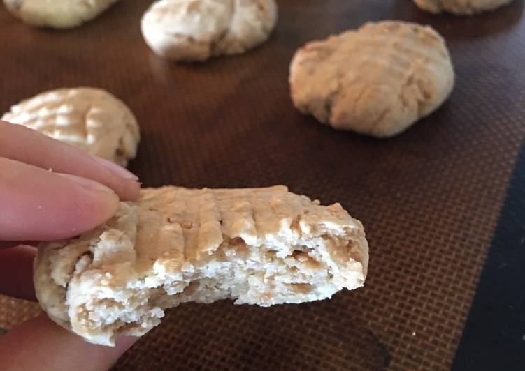 Low fat peanut butter cookies