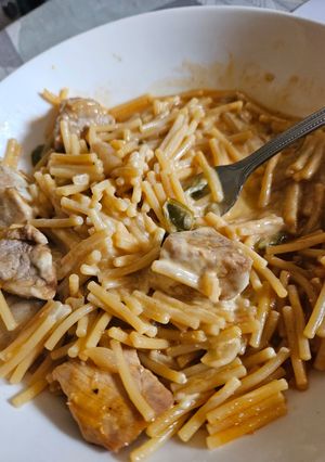 Una foto de Fideos con secreto