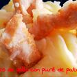 Nuggets de pollo sin gluten y puré de patatas sin lacteos