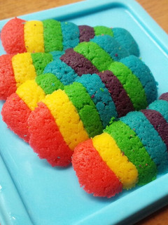 Foto resep Kue Lidah Kucing Rainbow