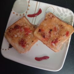 A picture of Bread pizza.