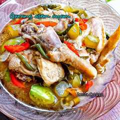 A picture of Garang Asem Ayam (tanpa santan).