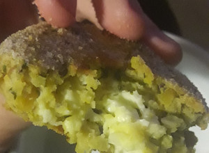 Una foto de Hamburguesas de garbanzos