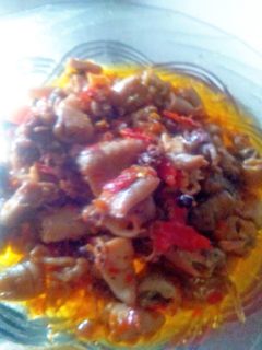 Foto resep Cumi asin balado