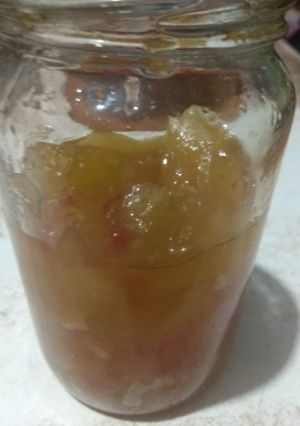 Una foto de Dulce de cáscara de sandía