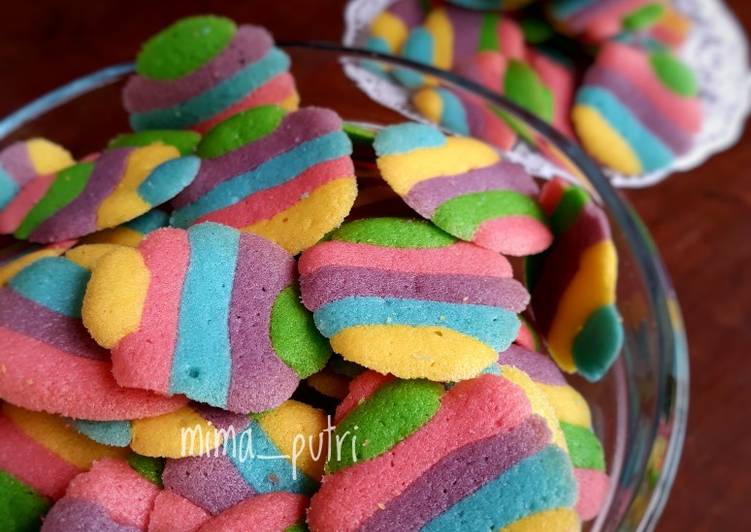 Resep: Sempurna#20 Lidah Kucing Rainbow #BikinRamadhanBerkesan