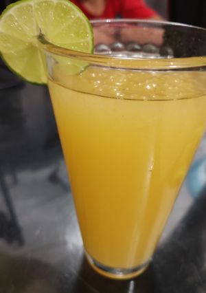 Una foto de Caipirinha sin alcohol